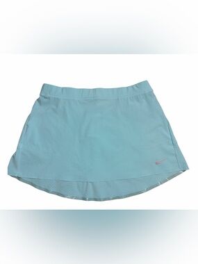 Nike Golf Dri Fit Skort Blue Athletic Tennis Skirt Built In Shorts Size M